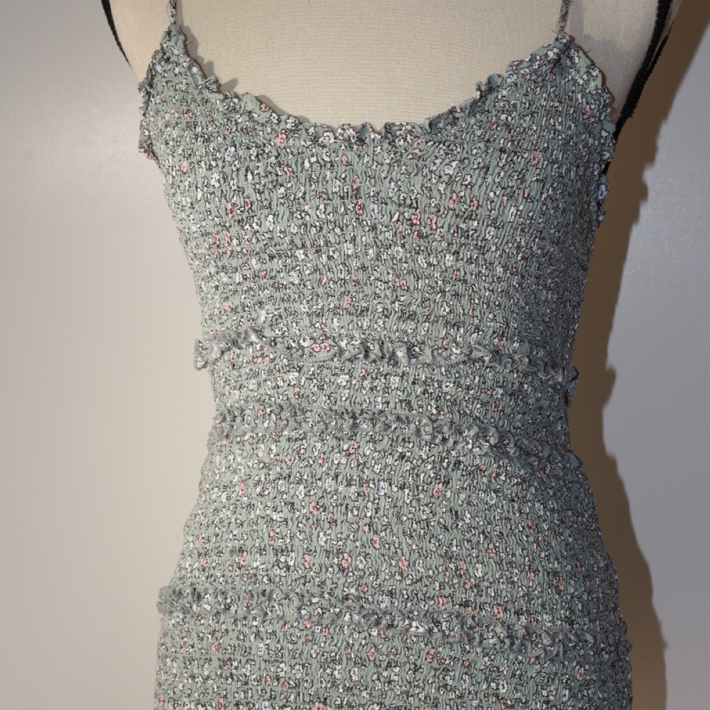 LILYFUL Mini Floral and Ruffle Dress - Picture 12 of 15